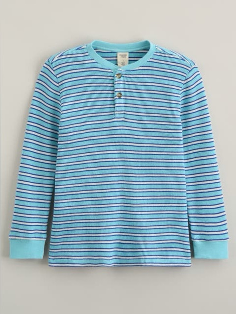 Tucker + Tate Kids' Waffle Stitch long sleeve Henley Top